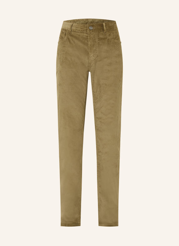 ETRO Spodnie z sztruksu o kroju regular fit JASNOBRĄZOWY