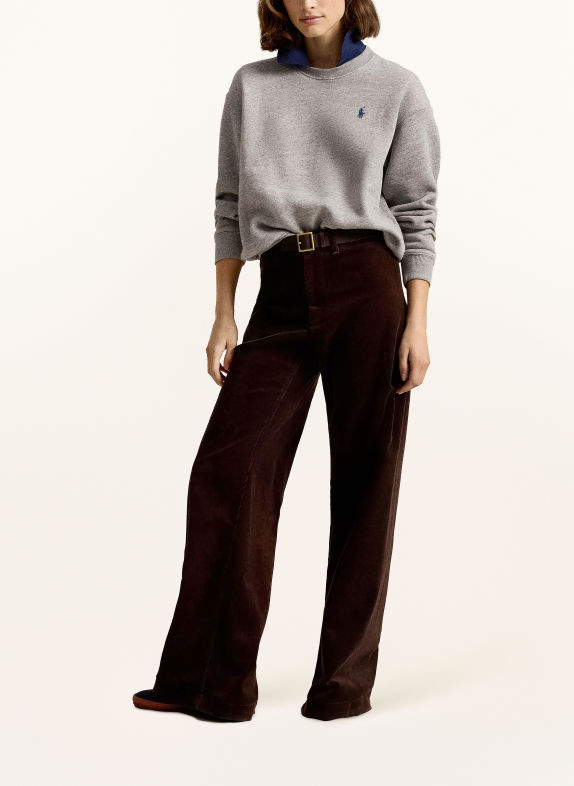 POLO RALPH LAUREN Sweatshirt GRAY / DARK BLUE