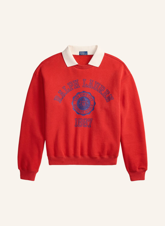 POLO RALPH LAUREN Sweatshirt ARCTIC ROUGE / ÉCRU / BLEU FONCÉ