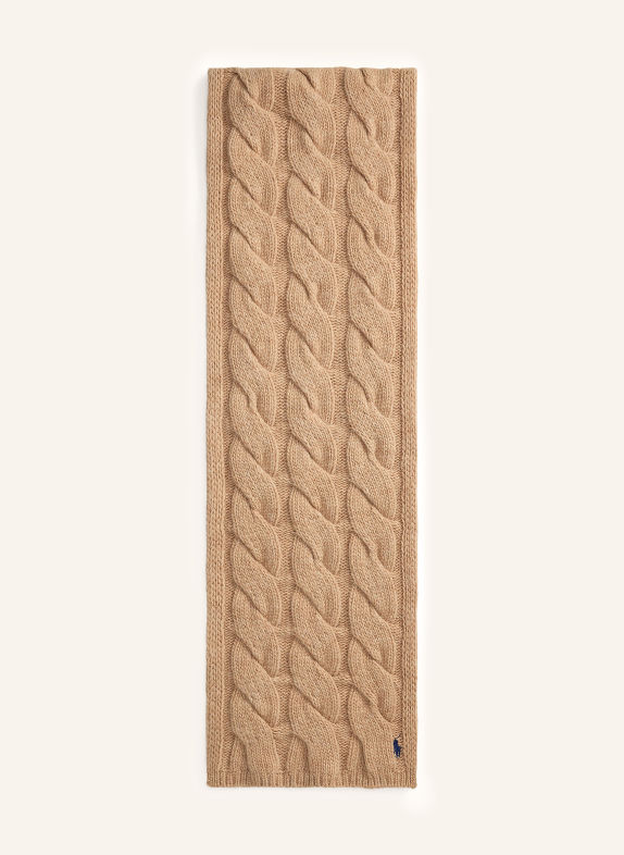 POLO RALPH LAUREN Szal CAMELOWY