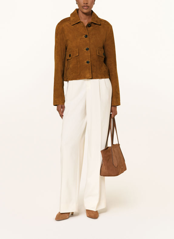 RICANO Leren jas COGNAC