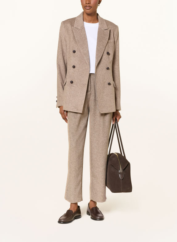 LADNERI Broek BARREL TAUPE