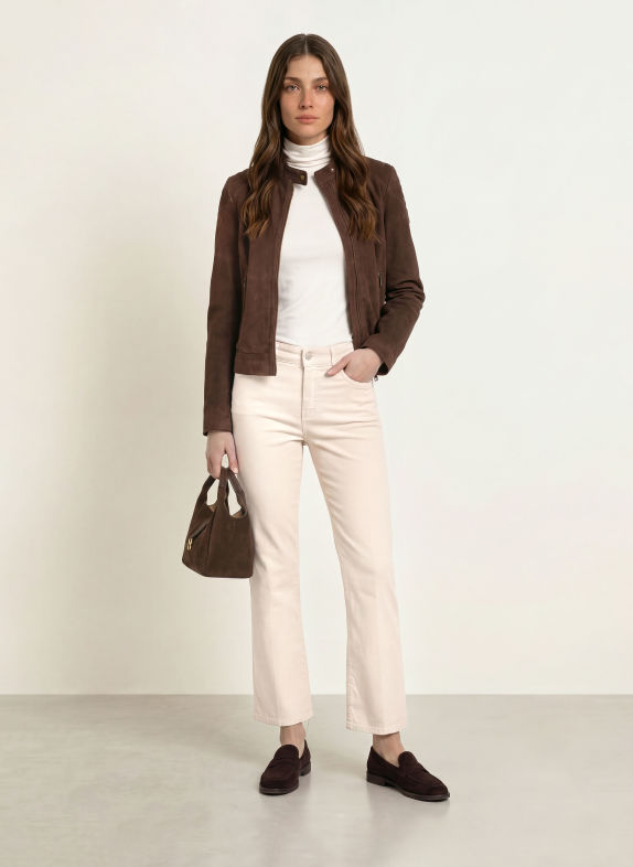 CAMBIO Cordhose FRANCESCA CREME