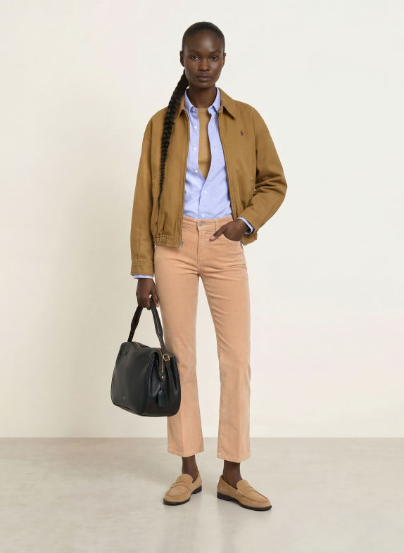 CAMBIO Cordhose FRANCESCA BEIGE