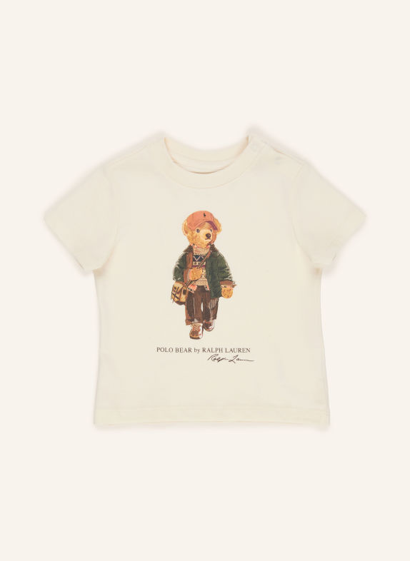 POLO RALPH LAUREN T-shirt CRÈME / BRUIN / DONKERGROEN