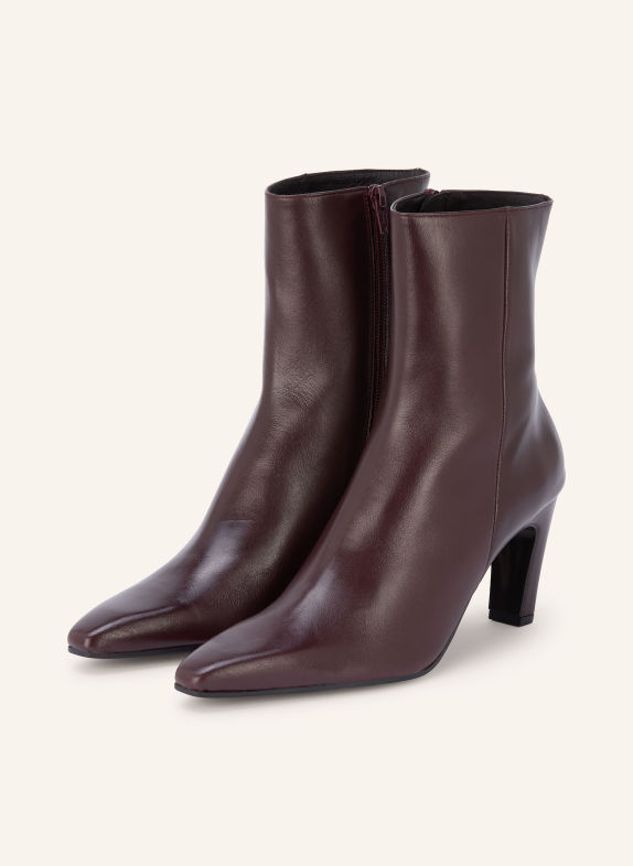 ZINDA ZULEMA Ankle boots DARK RED