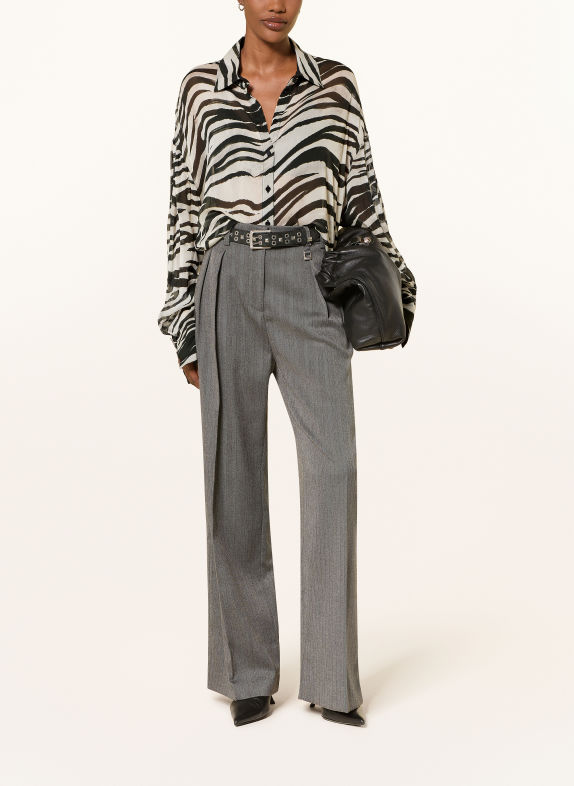 PATRIZIA PEPE Shirt blouse BLACK / ECRU