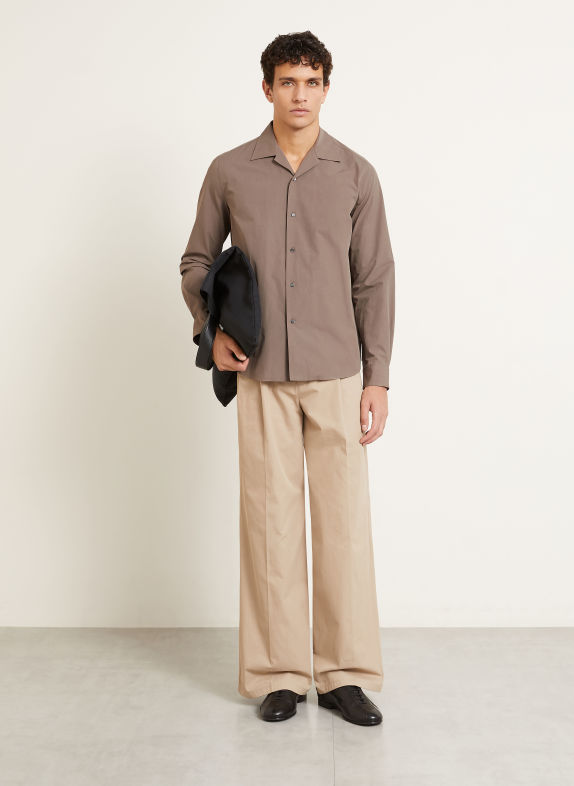 JIL SANDER Hemd Comfort Fit TAUPE