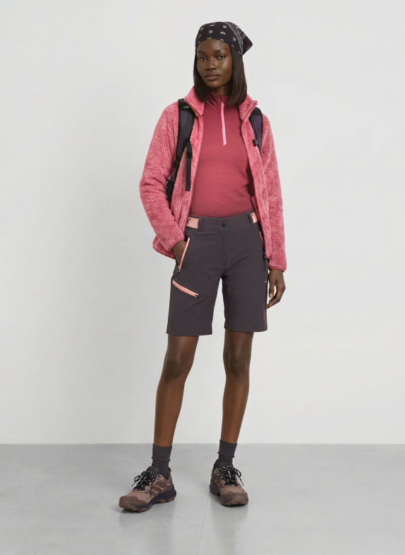 me°ru' Fleecejacke NARBONNE ALTROSA / ROSA