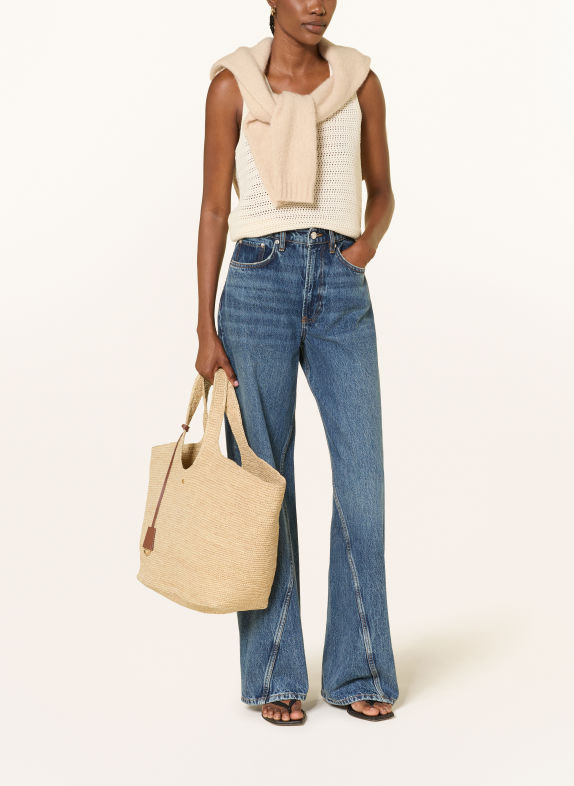 ANINE BING Shopper BEIGE