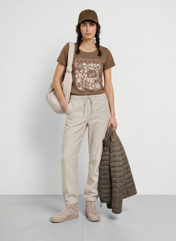 me°ru' T-shirt FAGERSTA KAKI