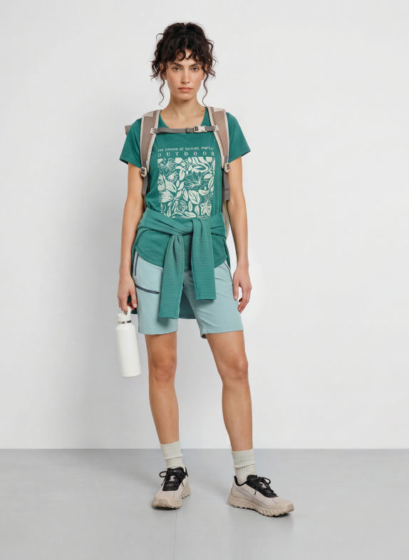 me°ru' T-shirt FAGERSTA GROEN