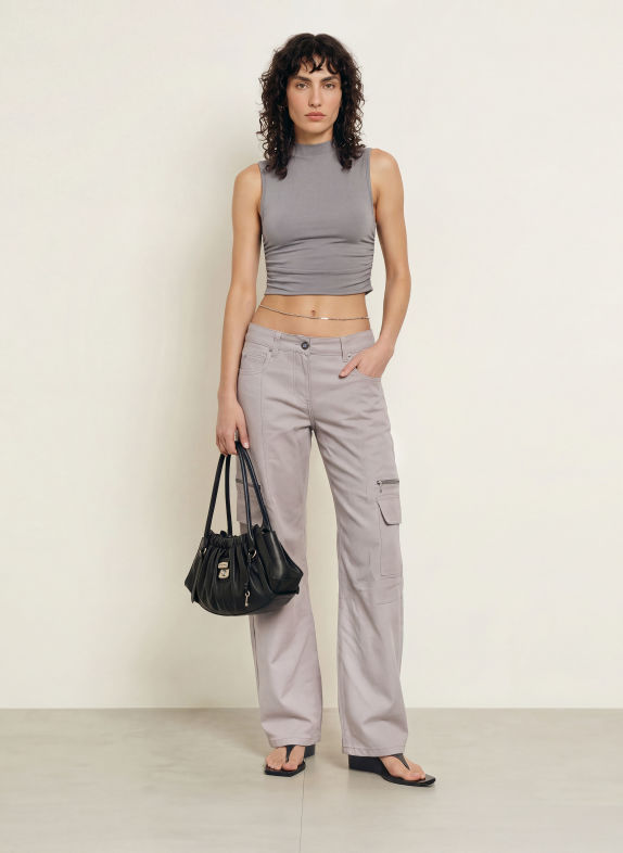WRSTBHVR KALIA V2 Cargo Trousers LIGHT GRAY