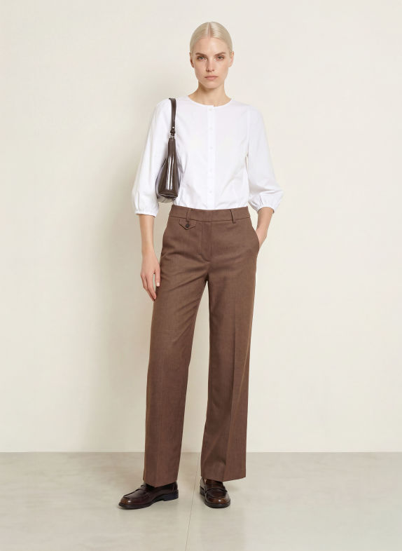 MORE & MORE Broek BRUIN
