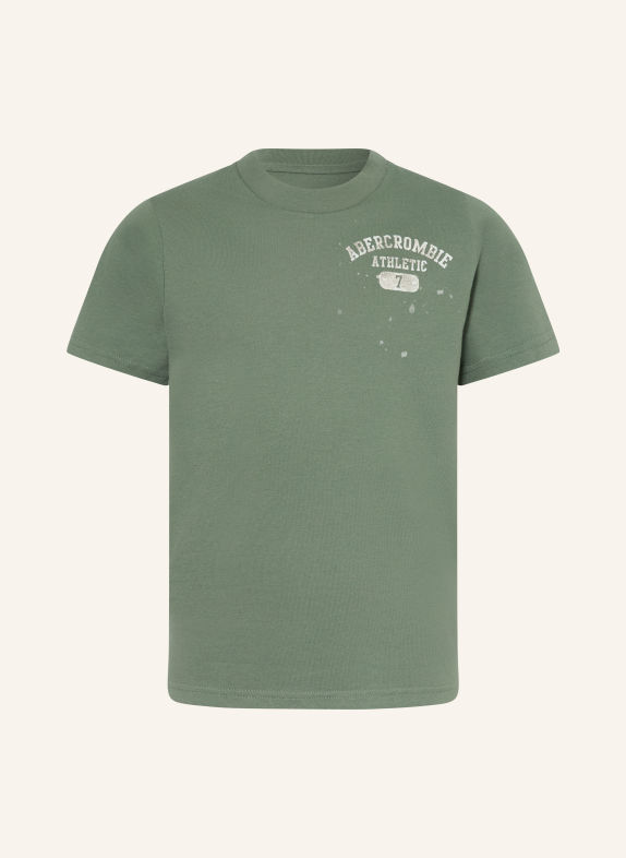 Abercrombie & Fitch T-Shirt GRÜN / WEISS
