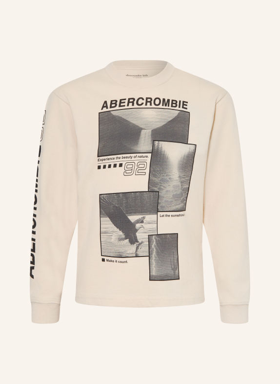 Abercrombie & Fitch Longsleeve CREME / GRAU / SCHWARZ