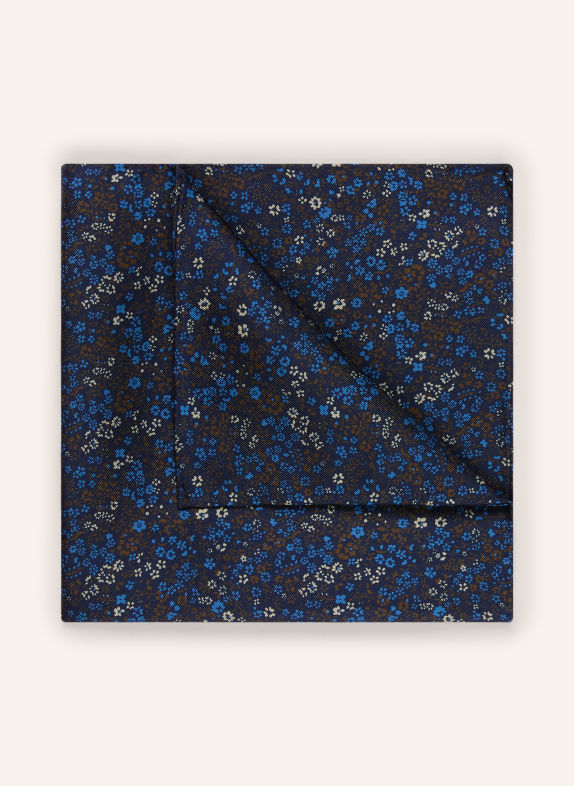 Blick Pochet DONKERBLAUW / MARRON FONCÉ / BEIGE