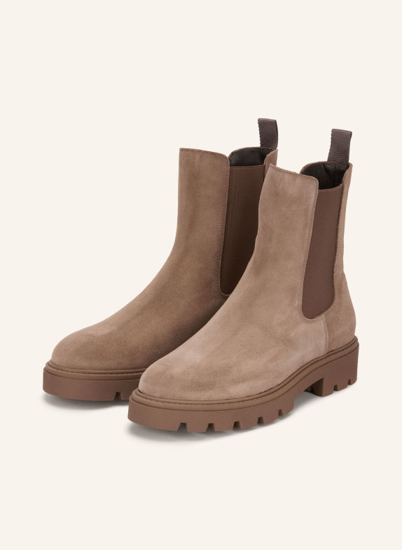 MRS & HUGS Chelsea-Boots TAUPE