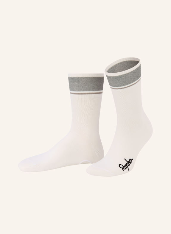 Rapha Getry rowerowe REFLECTIVE BIAŁY / CZARNY
