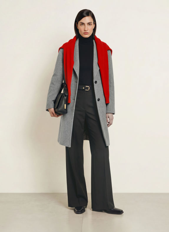 ANFINY DIANA Wool coat GRAY