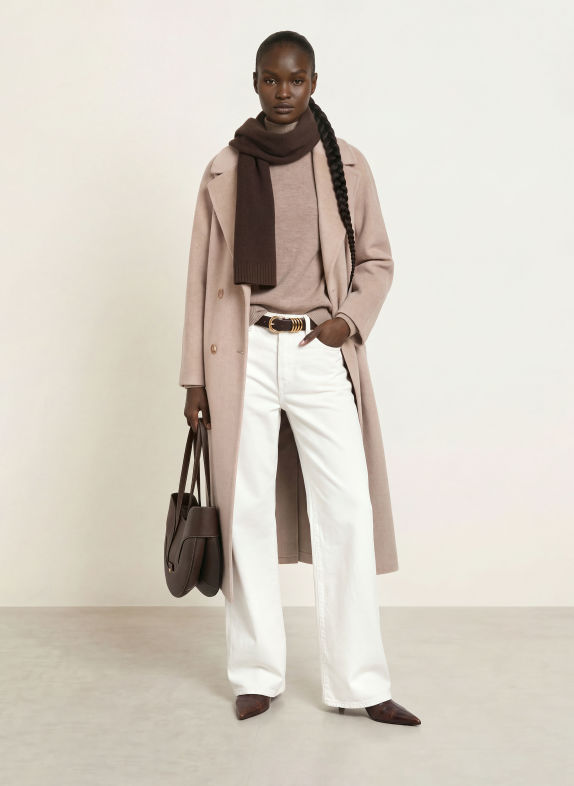 ANFINY CAROLINE Wool coat BEIGE