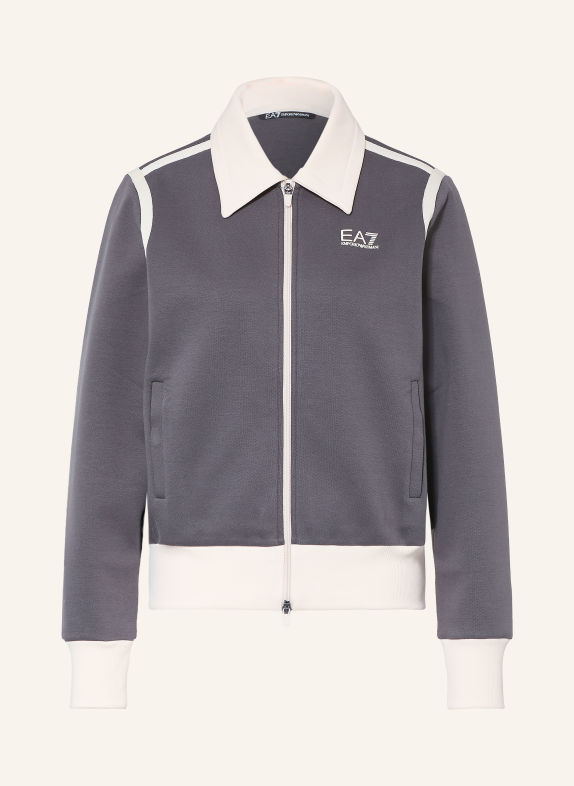 EA7 EMPORIO ARMANI Sweatjacke PRO BRAUN / CREME