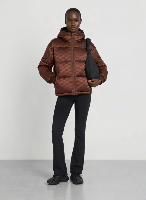 EA7 EMPORIO ARMANI Steppjacke DUNKELBRAUN