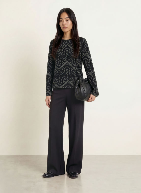 ZAÍDA Sweater BLACK / GRAY