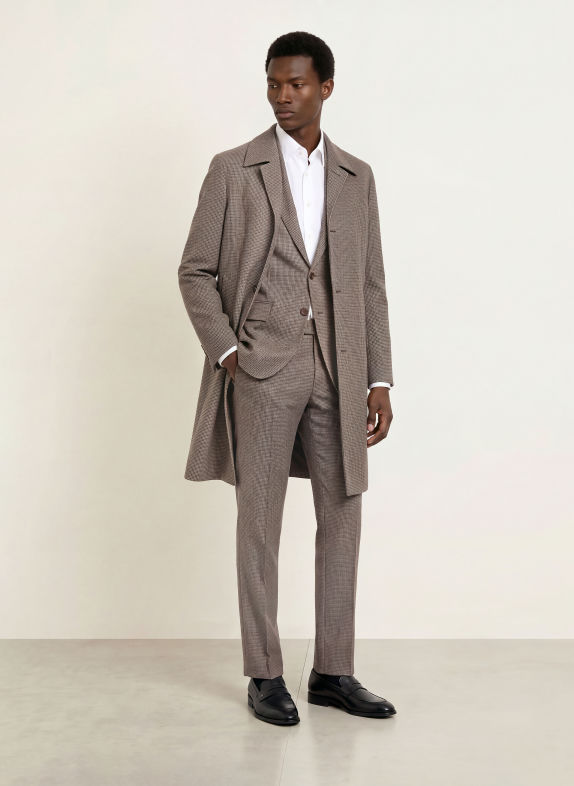 BOSS Pantalon GENIUS Slim Fit 209 DARK BROWN