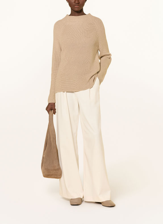 monari Pull à col roulé BEIGE