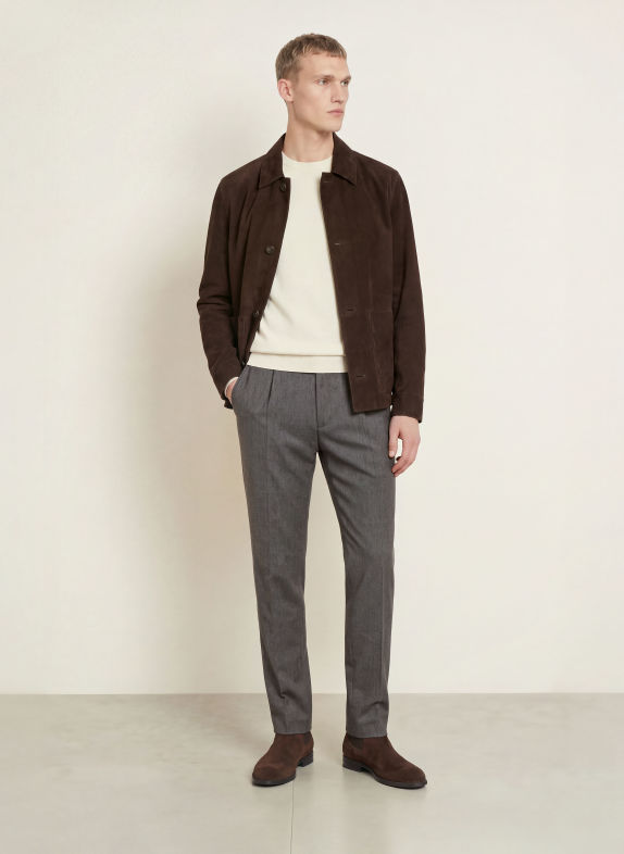 BOSS Byxor PERINO Tapered Fit BRUN