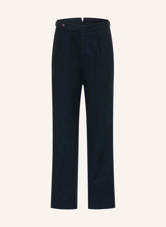 BOSS Kalhoty PERINO Tapered Fit TMAVĚ MODRÁ