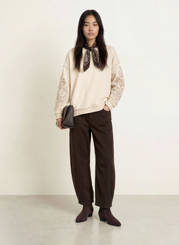 Smith & Soul Sweatshirt CREAM / SILVER / BLACK