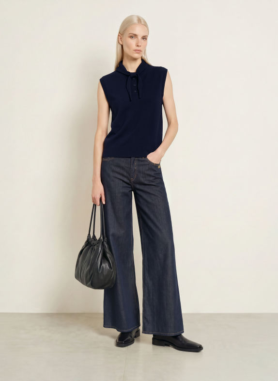 Smith & Soul Pullunder mit Schluppe DUNKELBLAU