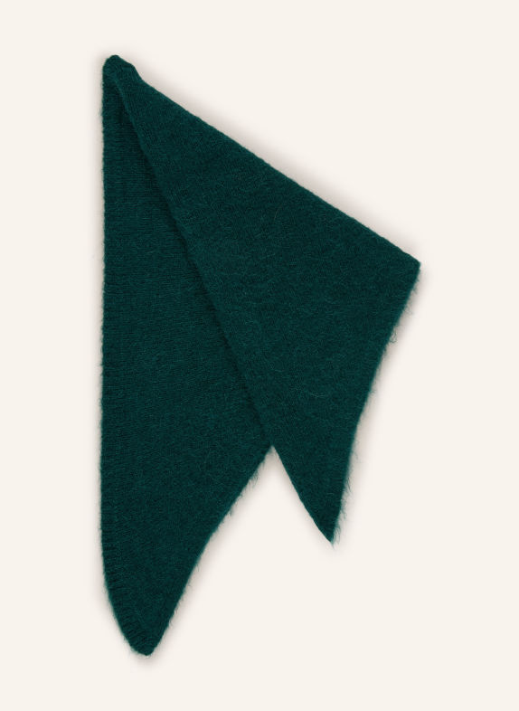 Rich & Royal Triangular scarf DARK GREEN