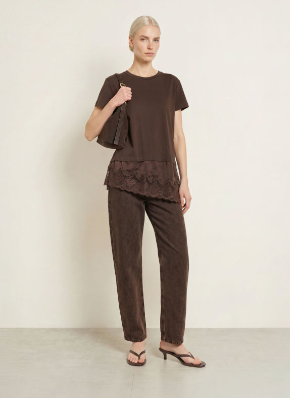 Rich & Royal Barrel Jeans 298 chocolate torte
