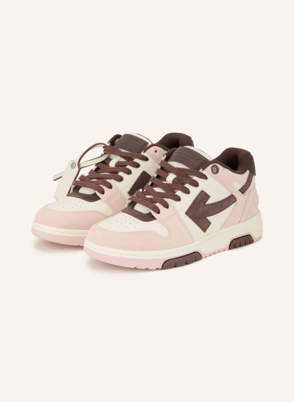 Off-White OUT OF OFFICE Sneakers ROSE / DARK BROWN / ECRU