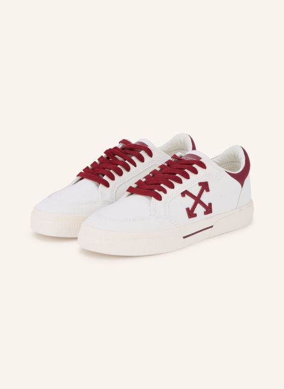 Off-White Sneaker VULC VIT / RÖD
