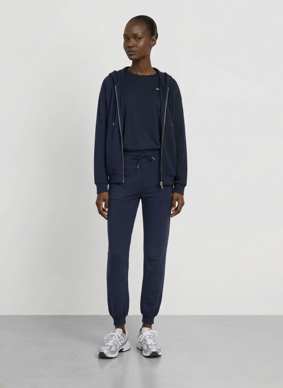 EA7 EMPORIO ARMANI Longsleeve TRAIN CORE DONKERBLAUW