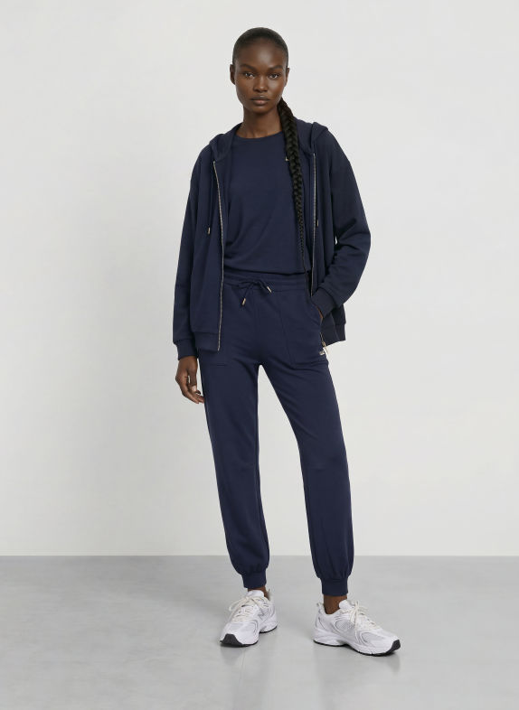 EA7 EMPORIO ARMANI Sweatpant TRAIN CORE DONKERBLAUW