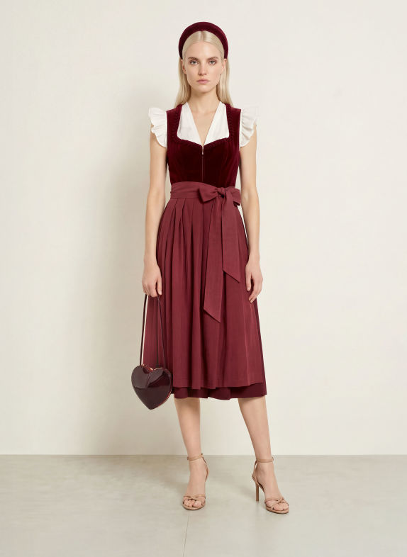 KRÜGER Dirndl NAOMIE DUNKELROT
