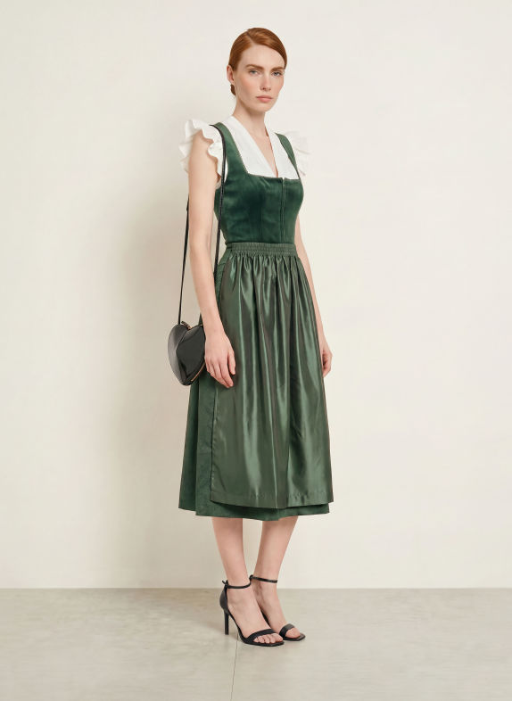 KRÜGER Dirndl VELORAE DONKERGROEN
