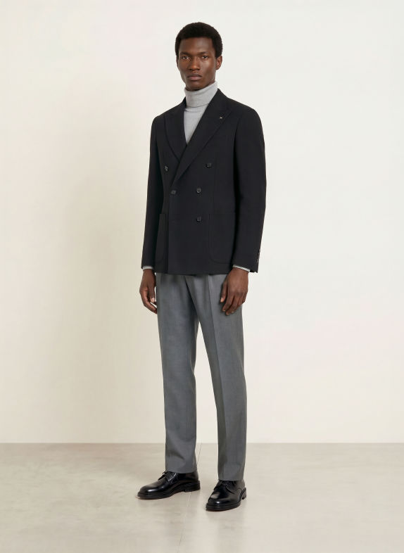 TAGLIATORE Slim fit colbert ZWART