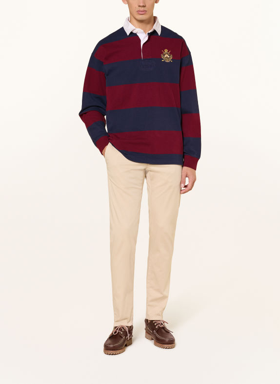 RLX RALPH LAUREN Rugby shirt DARK BLUE / DARK RED / DARK YELLOW