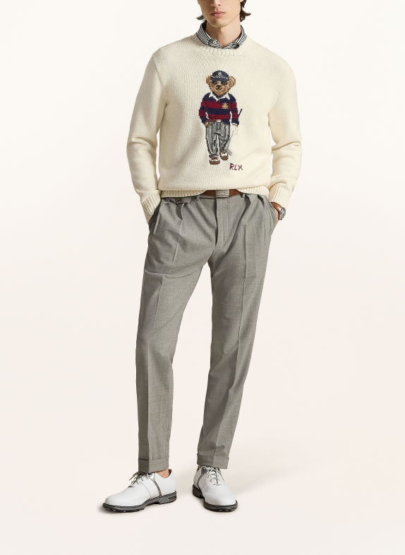 RLX RALPH LAUREN Trui CRÈME / DONKERROOD / DONKERBLAUW