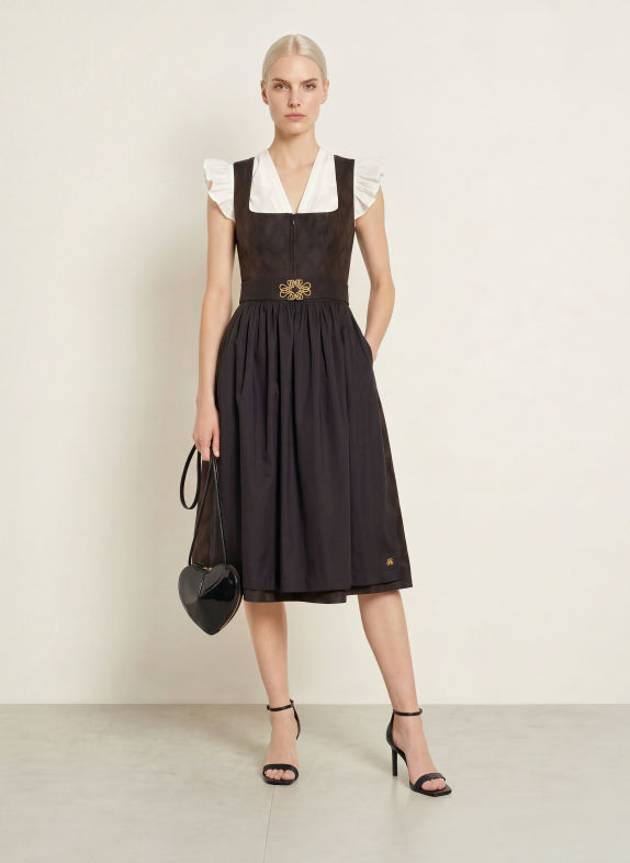 AlpenHERZ Dirndl MARGIE DUNKELBRAUN