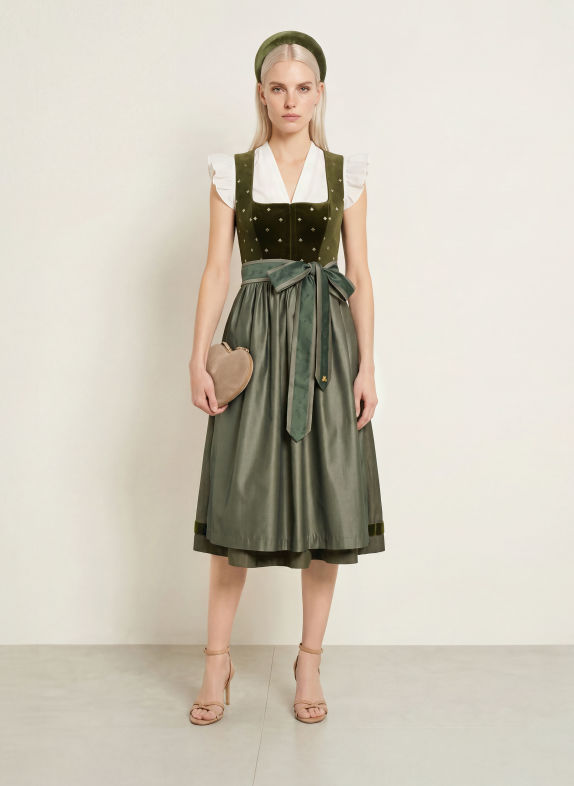 AlpenHERZ Dirndl OLIV