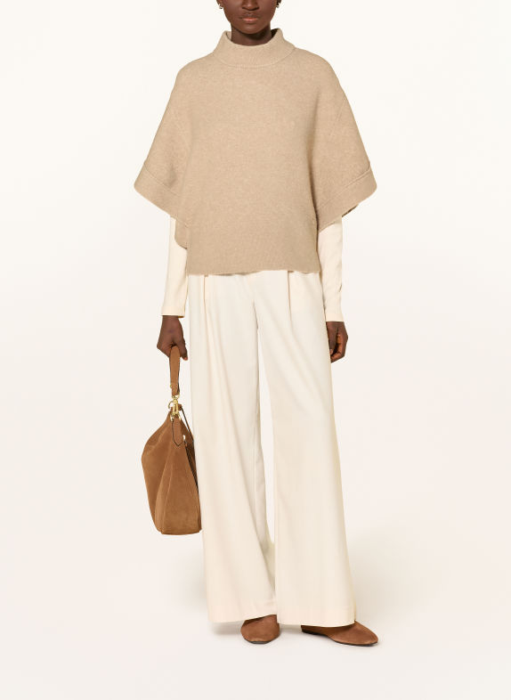 monari Haut en maille MARRON CLAIR