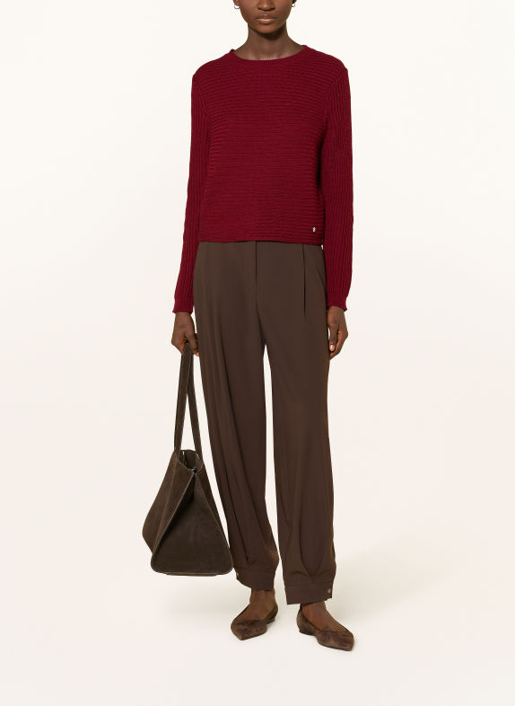 monari Pull ROUGE FONCÉ