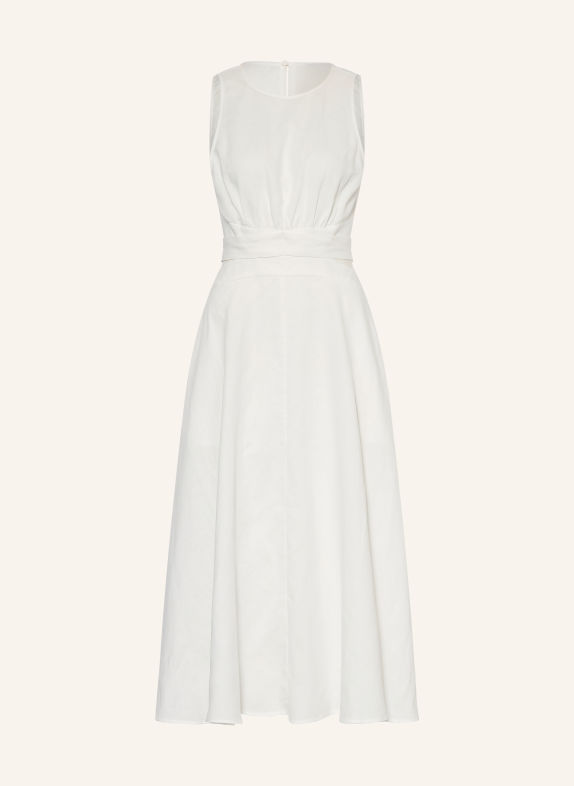 REISS Kleid HAZEL mit Leinen WEISS